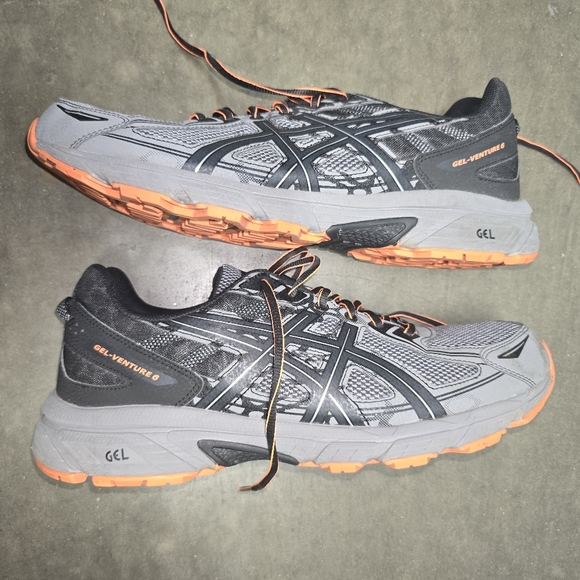 Asics Gel-Venture 6 Men's T7G1Q Athletic Sneaker Trail Running Shoe Size 14 - Picture 3 of 11